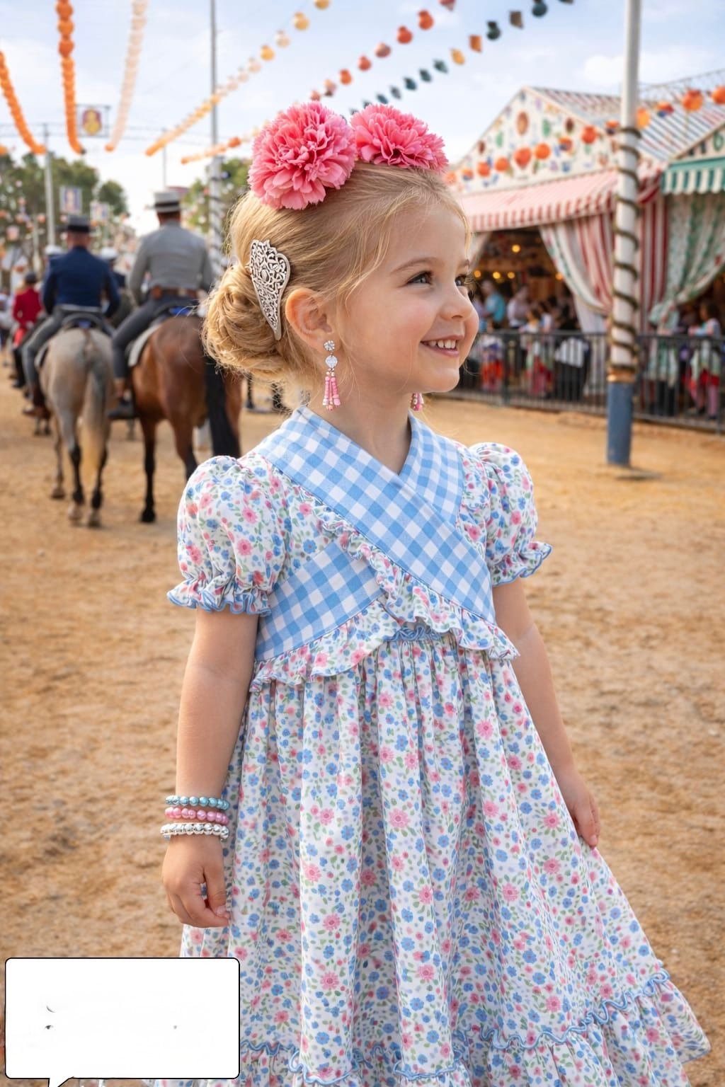Bata estampada con piquillo